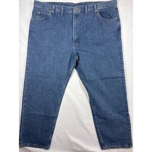 Wrangler Mens  Relaxed  Fit Blue Denim Jeans Size 46W x 30L